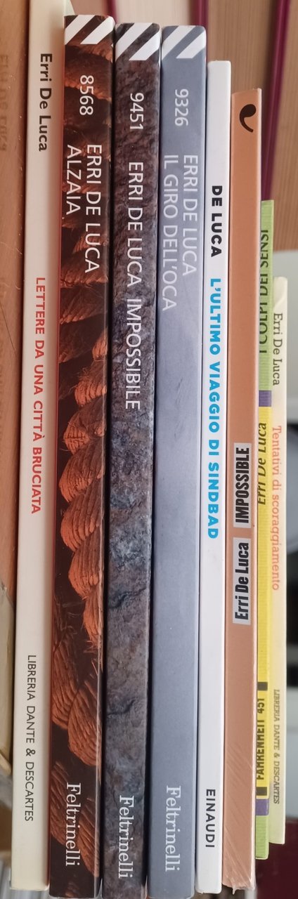 Offerta!! Lotto di 7 volumi di Erri De Luca di … | Immagine principale