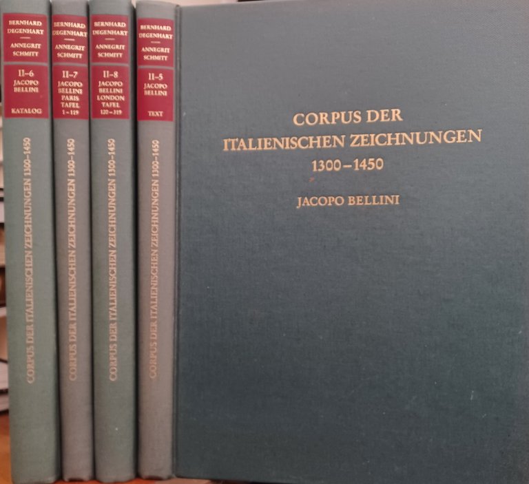 Offertissima!! Corpus der Italienischen Zeichnungen 1300 - 1450. Katalog; Tafel; Text - Jacopo Bellini 5-6-7-8 (4 vol.)