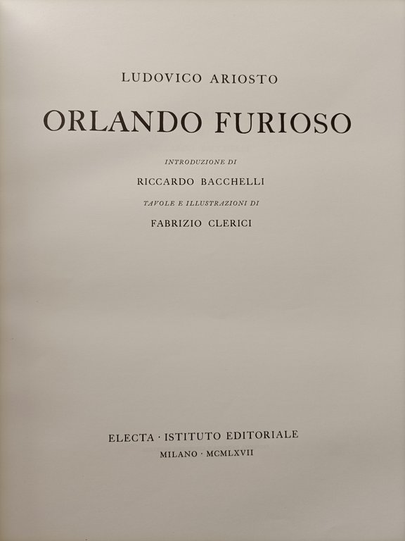 Orlando Furioso (3 vol. in cofanetto)