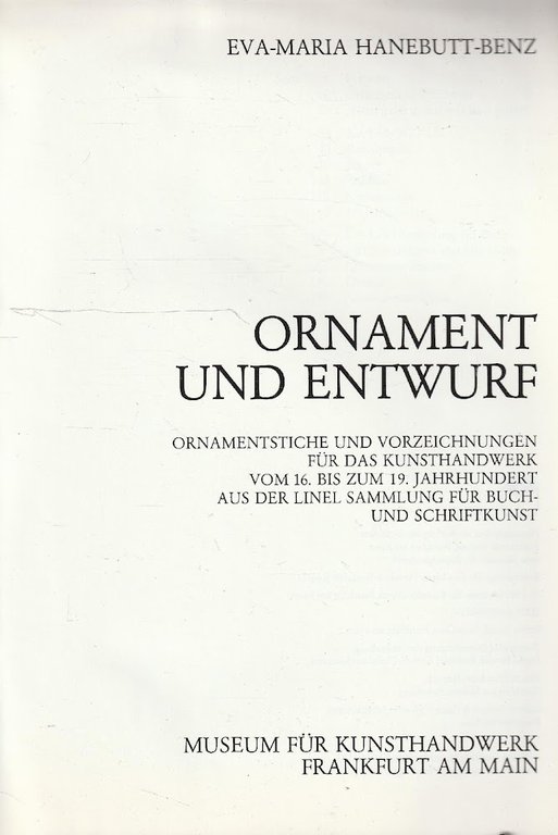 Ornament und Entwurf