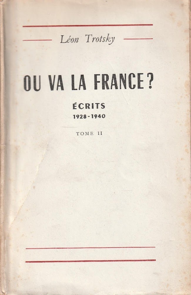 Ou va la france? écrits 1928-1940 Tome 2