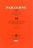 PARAGONE - Rivista di arte. n^22,Novembre 1998 | Immagine principale