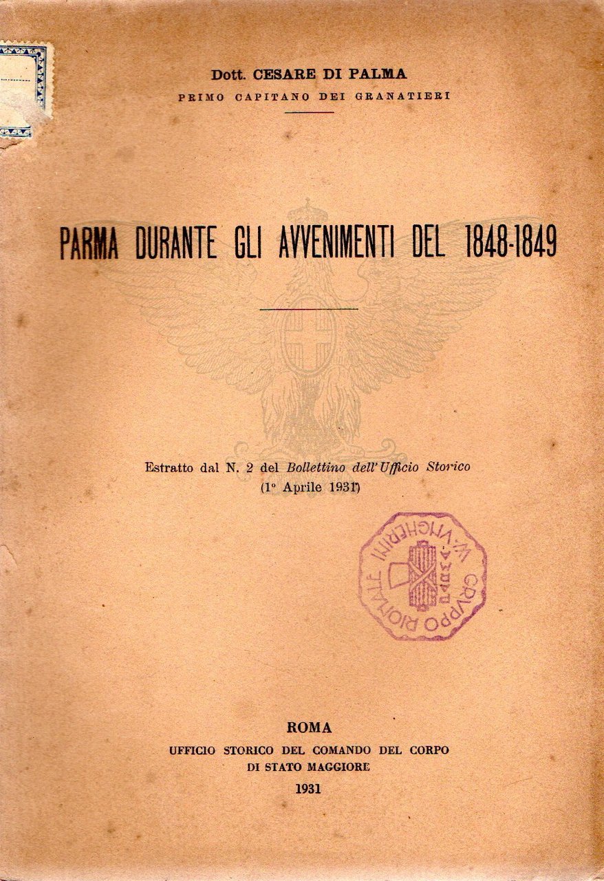 Parma durante gli evvenimenti del 1848-1849 | Immagine principale