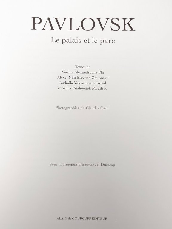 Pavlovsk 2 volumes in clamshell Les collections et Le palais …