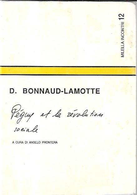 Péguy et la révolution sociale
