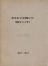 PER GIORGIO FRASSANI: A TRENT'ANNI DALLA MORTE 1925 - 1955