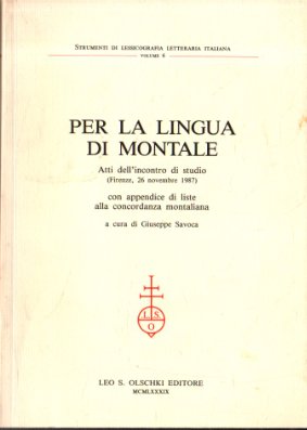 Per la lingua di Montale