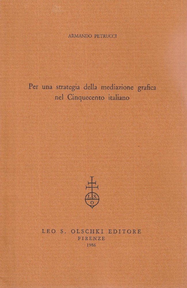 Per una strategia della meditazione grafica nel Cinquecento italiano