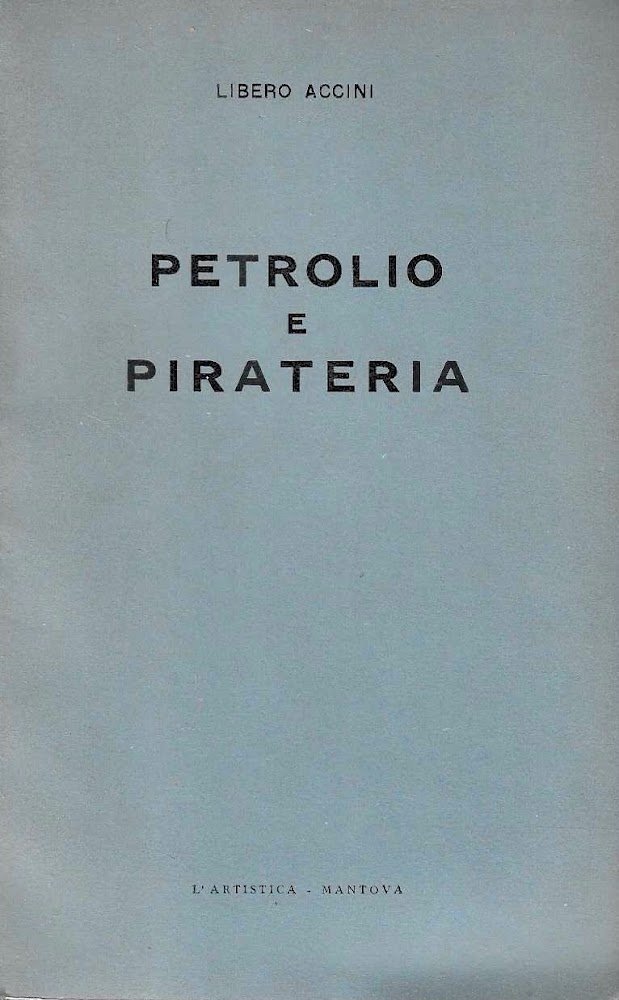 Petrolio e pirateria