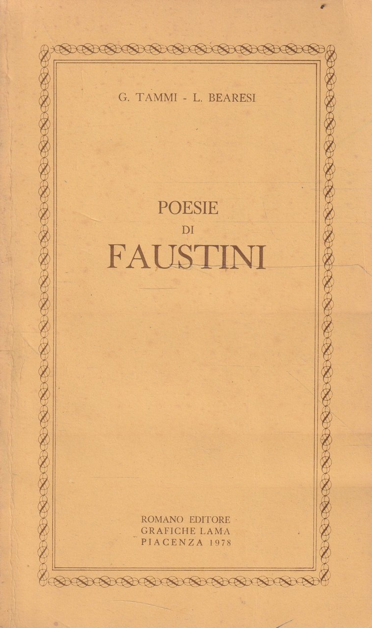 Poesie di Faustini