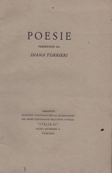 Poesie presentate da Diana Torrieri. | Immagine principale