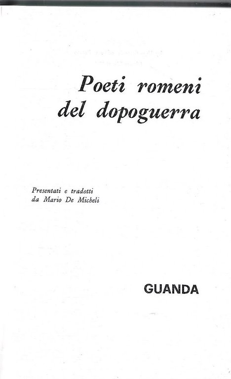 Poeti romeni del dopoguerra