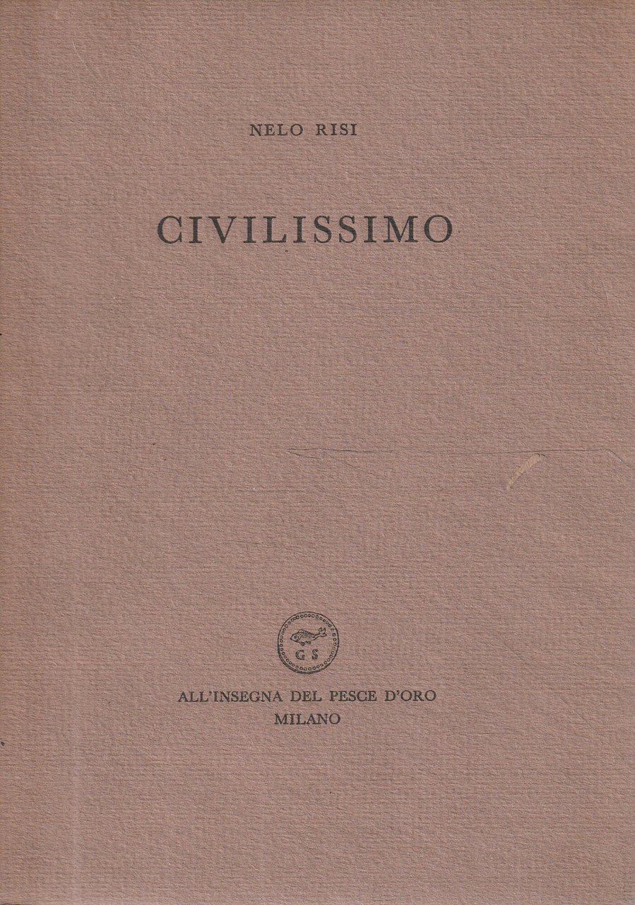 Prima edizione ! Civilissimo