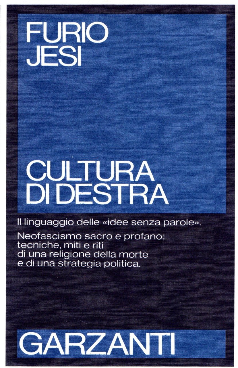 Prima Edizione! Cultura di destra | Immagine principale