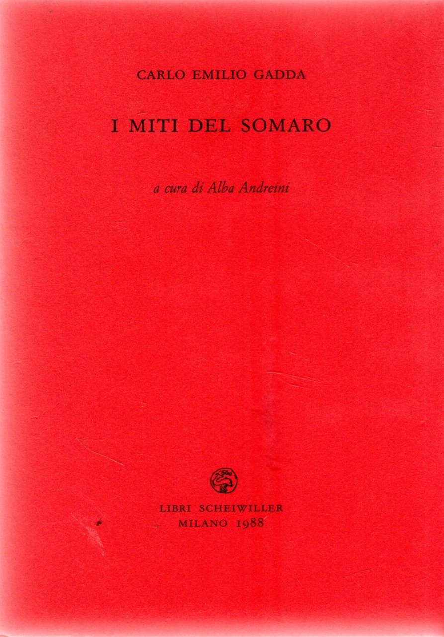 Prima Edizione! I miti del somaro | Immagine principale