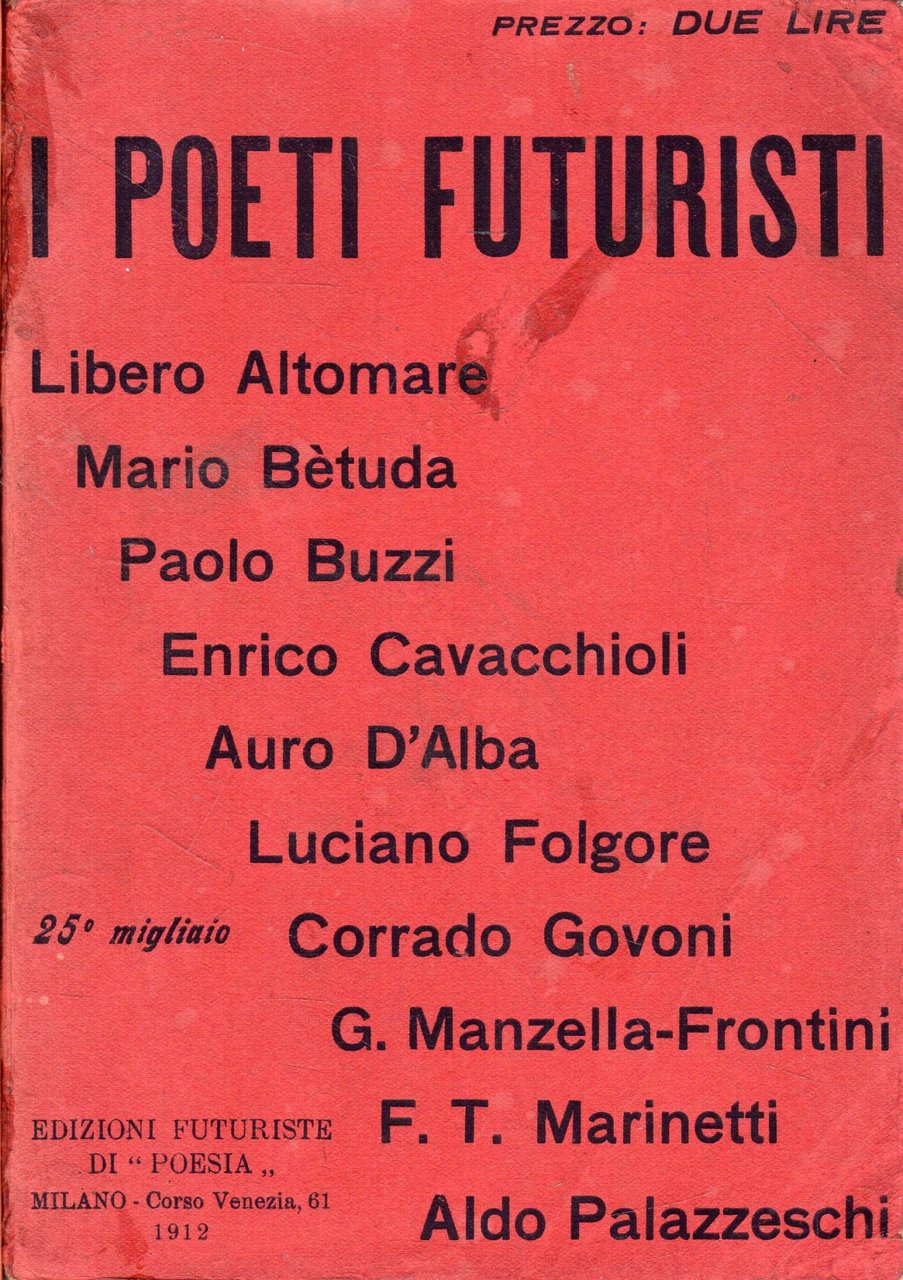 Prima Edizione! I Poeti Futuristi | Immagine principale