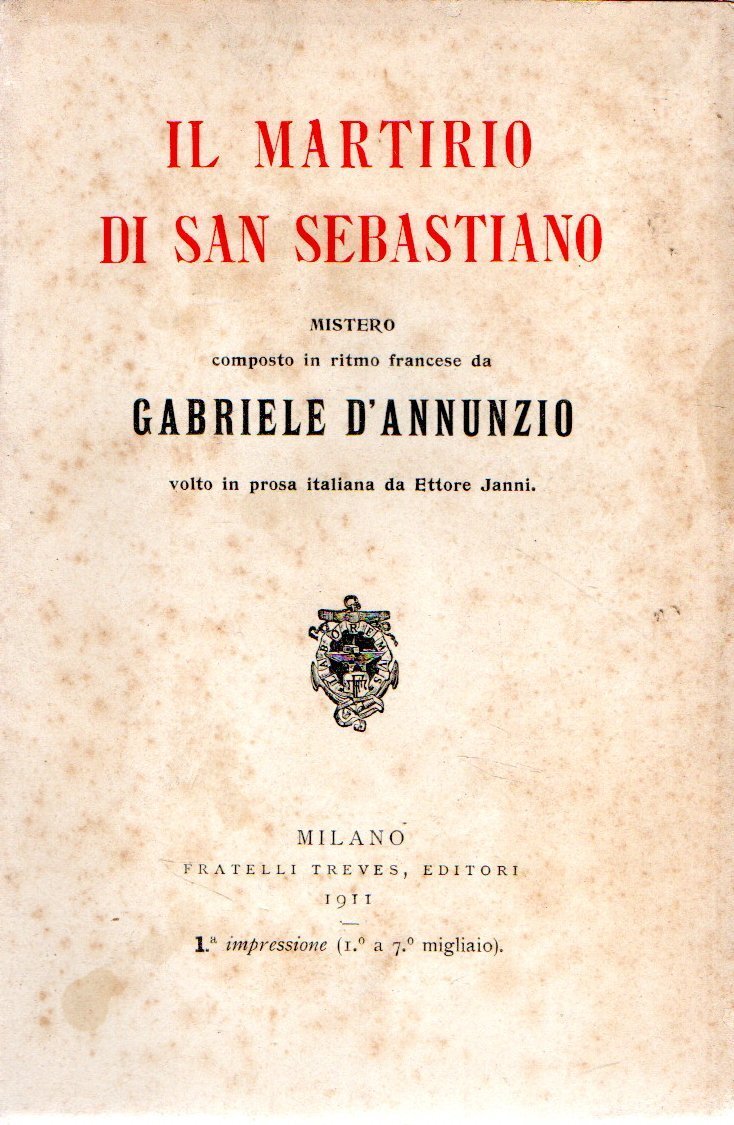 Prima Edizione! Il martirio di San Sebastiano