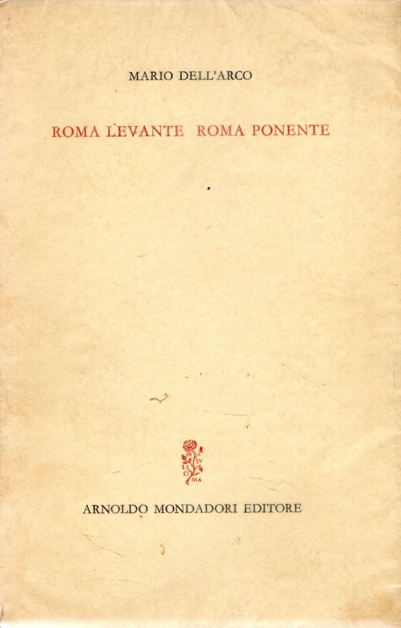 Prima Edizione! Roma Levante Roma Ponente | Immagine principale