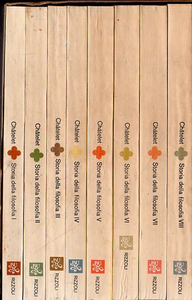 Prima Edizione! Storia della filosofia ( 8 vol.)