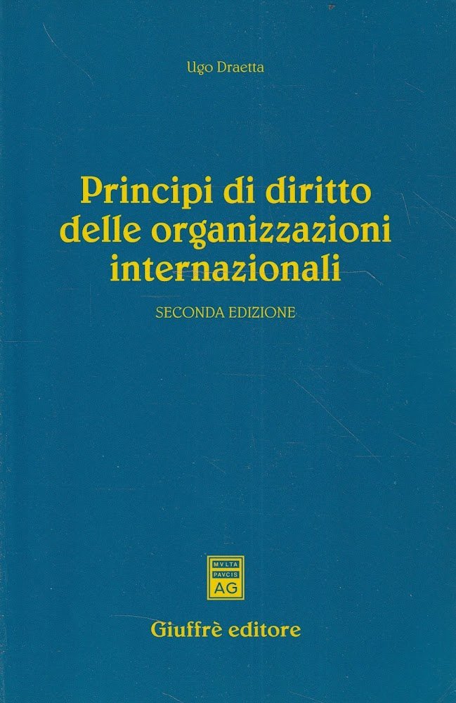 Principi di diritto delle organizzazioni internazionali