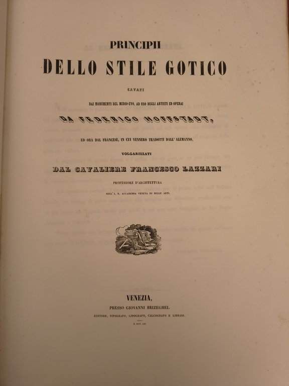 Principii dello stile gotico esposti da Federico Hoffstadt ed ora … | Immagine Gallery 3