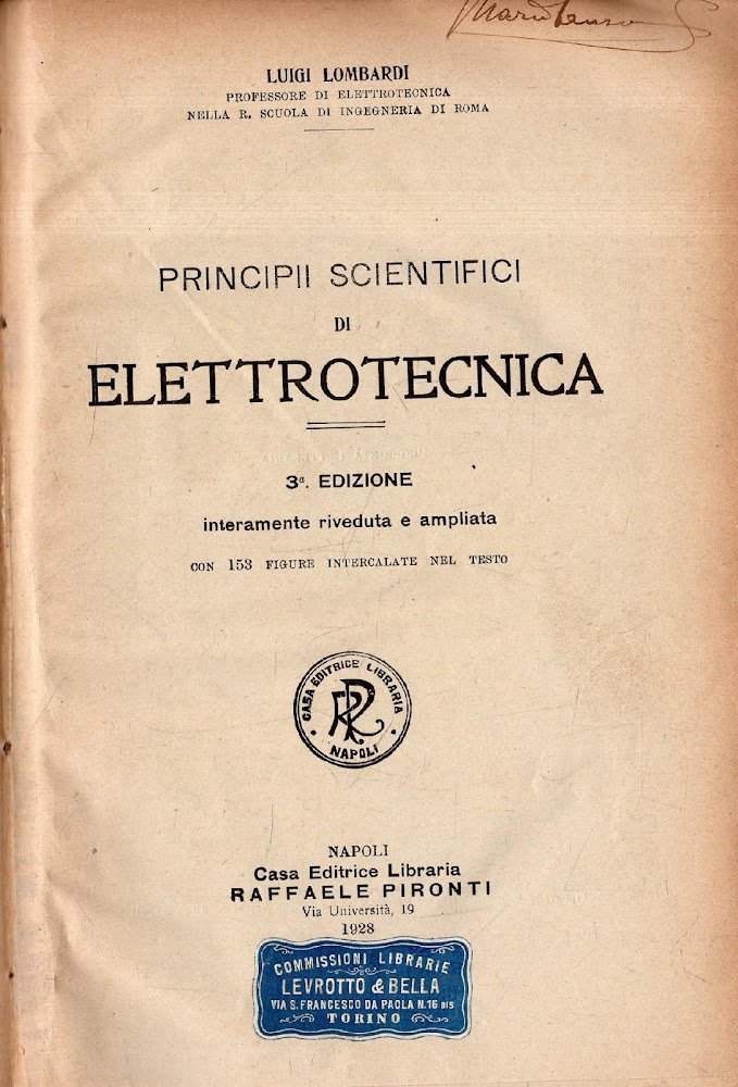 Principii Scientifici di Elettrotecnica