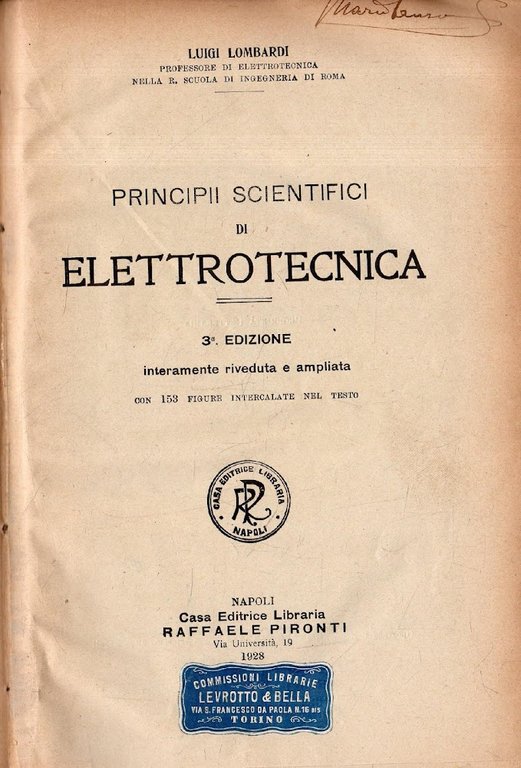 Principii Scientifici di Elettrotecnica