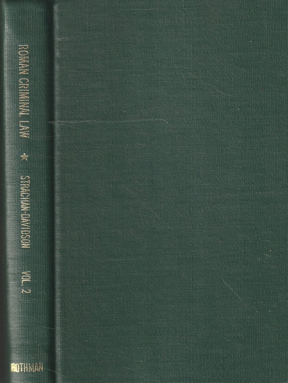 Problems of the roman criminal law Volume 2