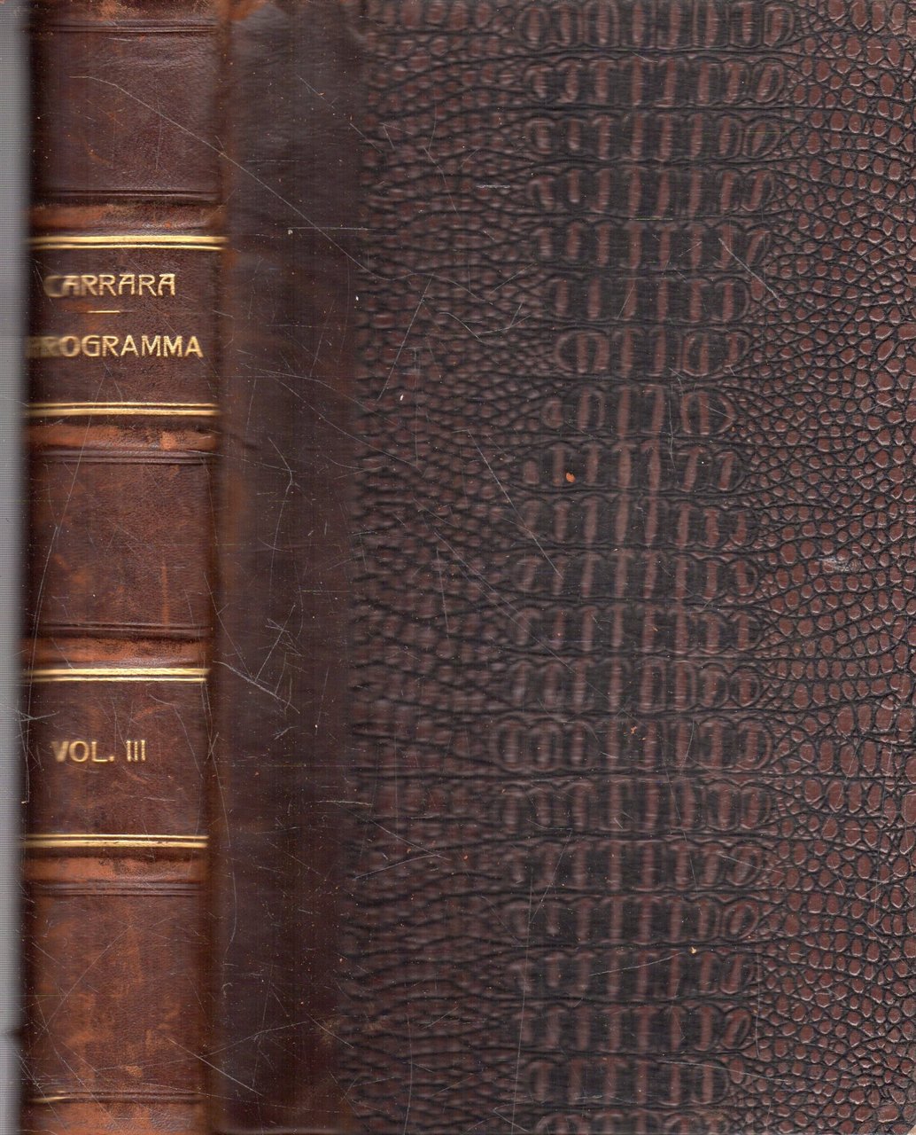 Programma del Corso di diritto Criminale dettato nella R. Università …