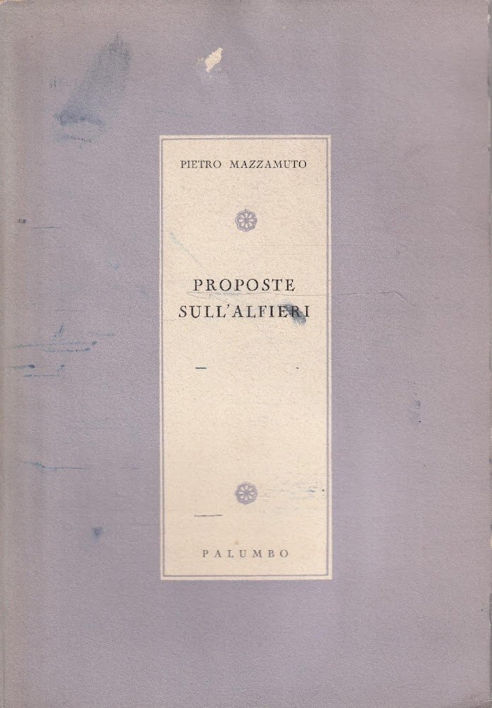 Proposte sull'Alfieri