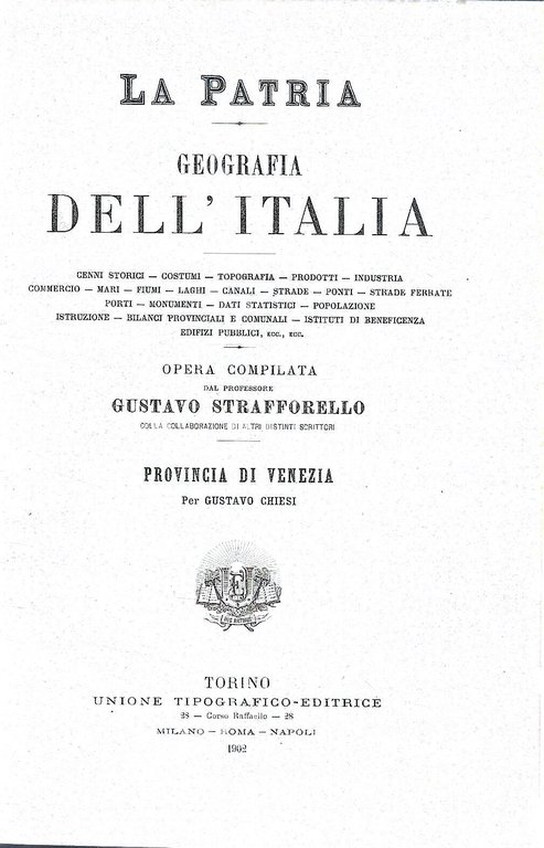 Provincia di Venezia (La Patria - Geografia dell'Italia) | Immagine Gallery 2
