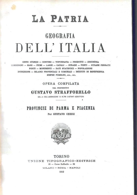 Provincie di Parma e Piacenza (La Patria - Geografia dell'Italia) | Immagine Gallery 2