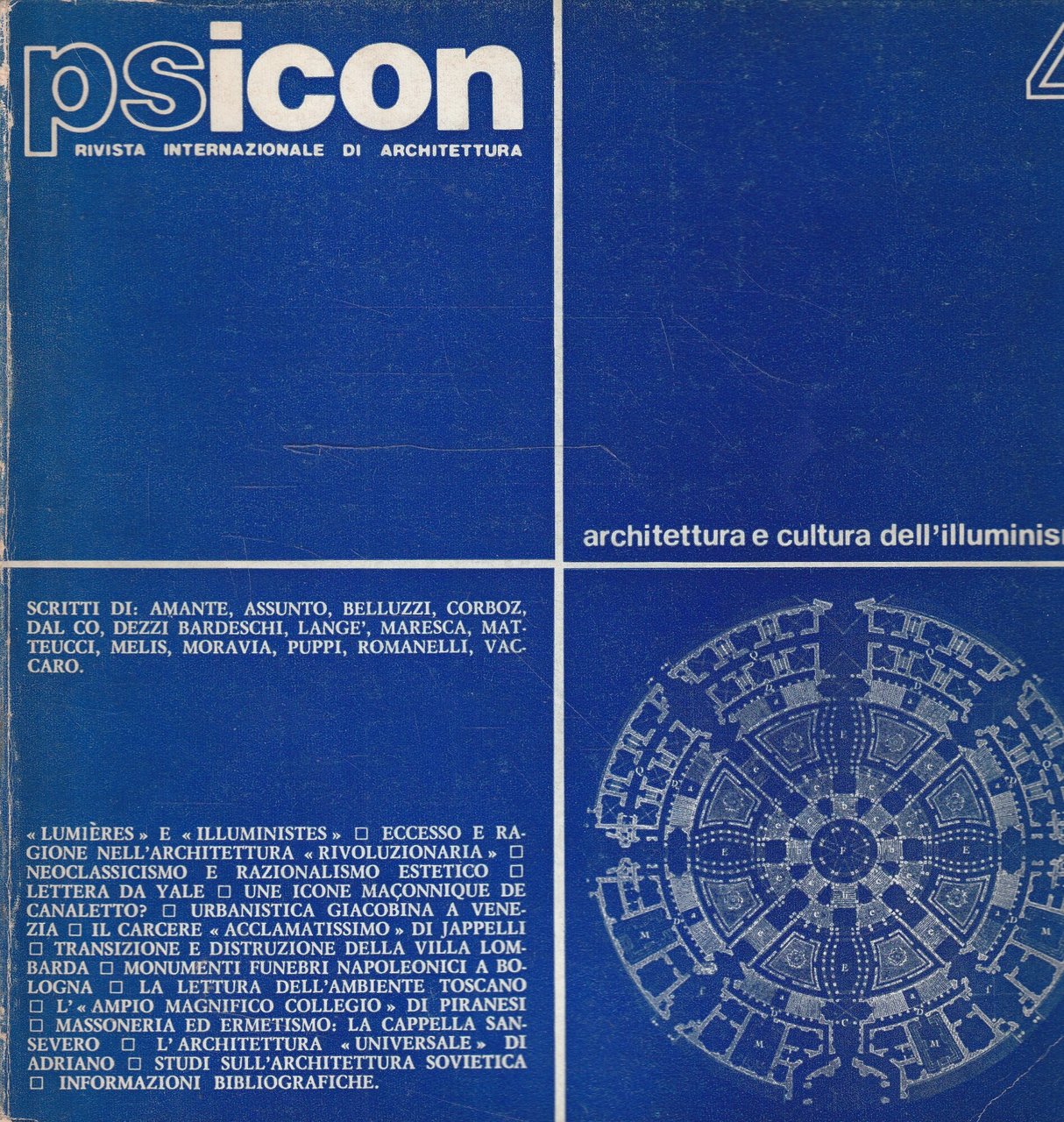 Psicon Volume 4 Architettura e cultura dell'illuminismo