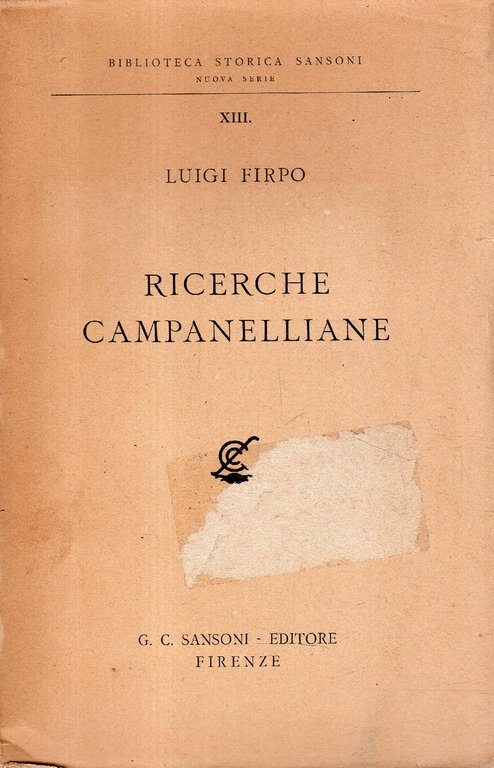 Ricerche Campanelliane | Immagine Gallery 2