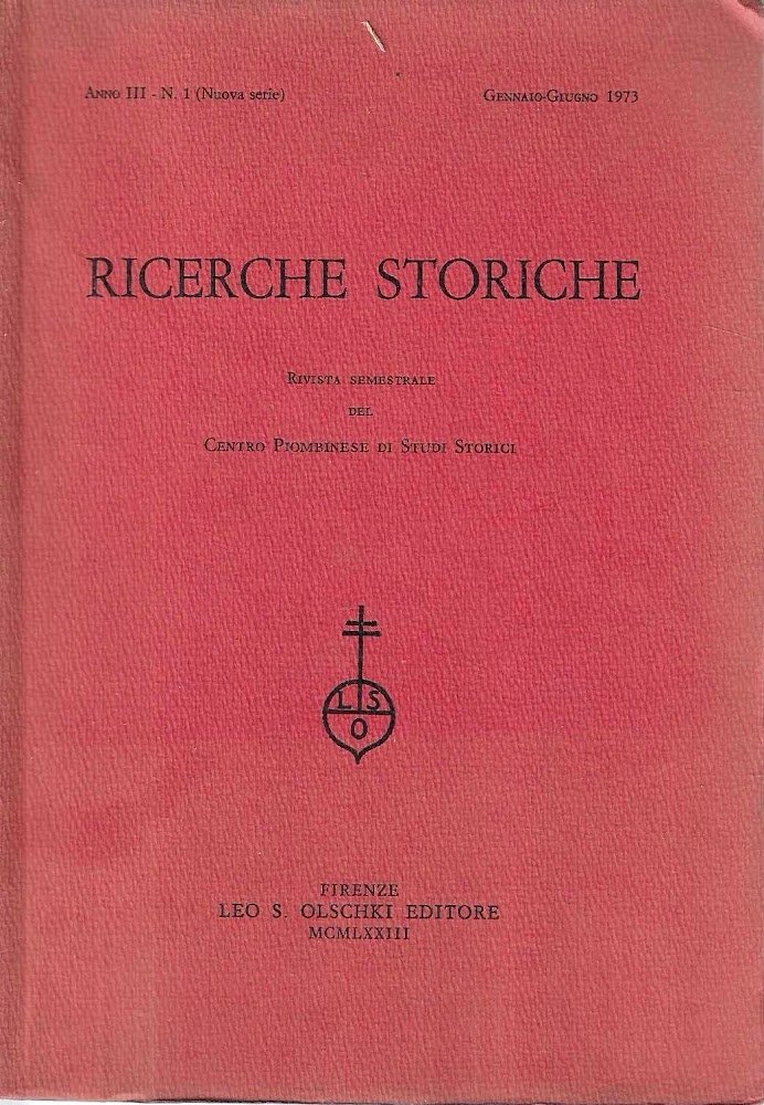 Ricerche storiche. Rivista semestrale del Centro Piombinese di Studi Storici. … | Immagine principale