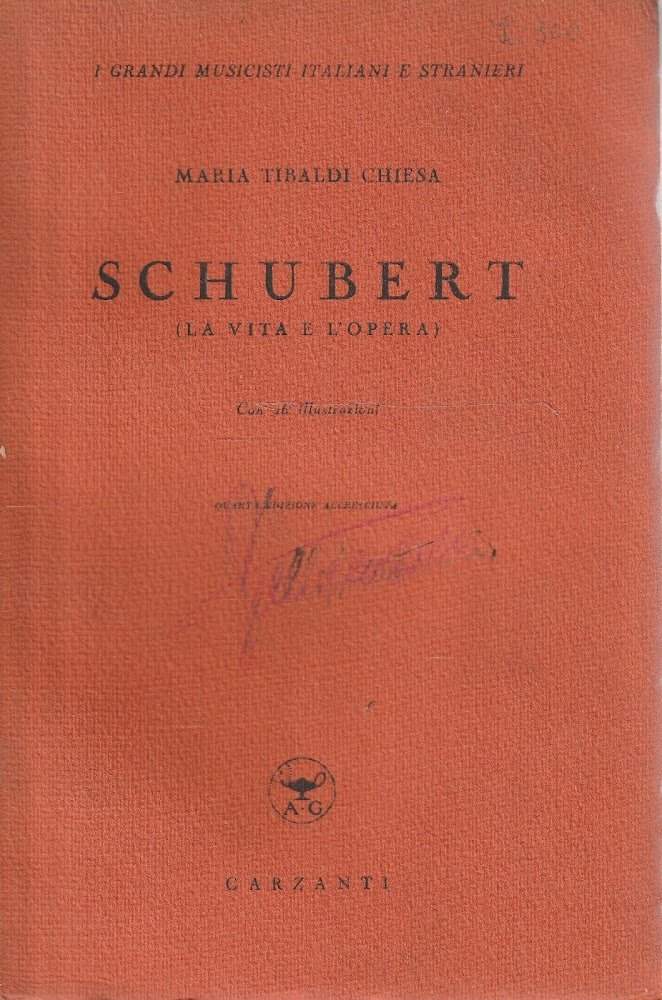 Schubert (la vita e l'opera) con 26 illustrazioni