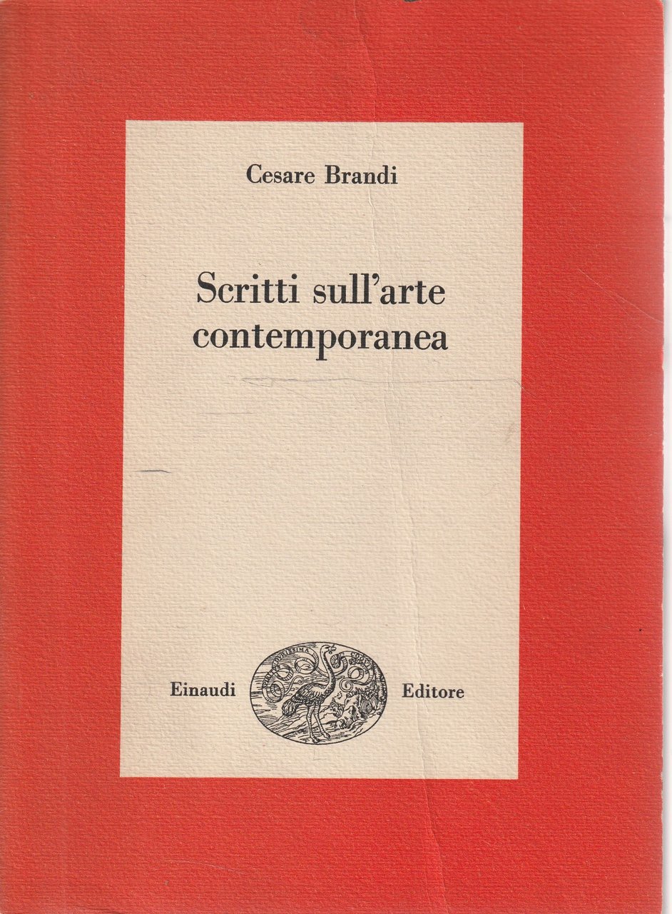 Scritti sull'arte contemporanea di Cesare Brandi
