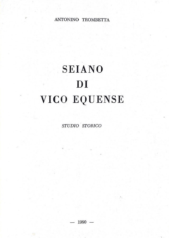 Seiano di Vico Equense. Studio storico
