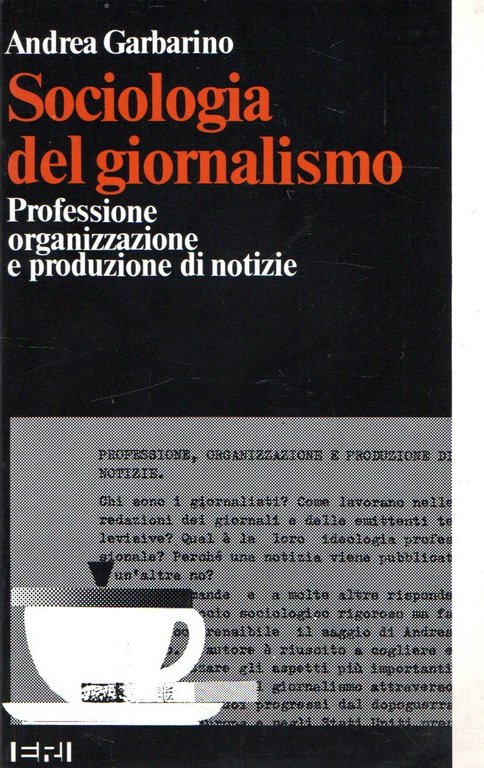 Sociologia del giornalismo