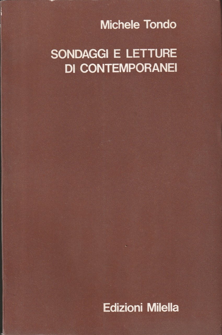 Sondaggi e letture di contemporane | Immagine principale