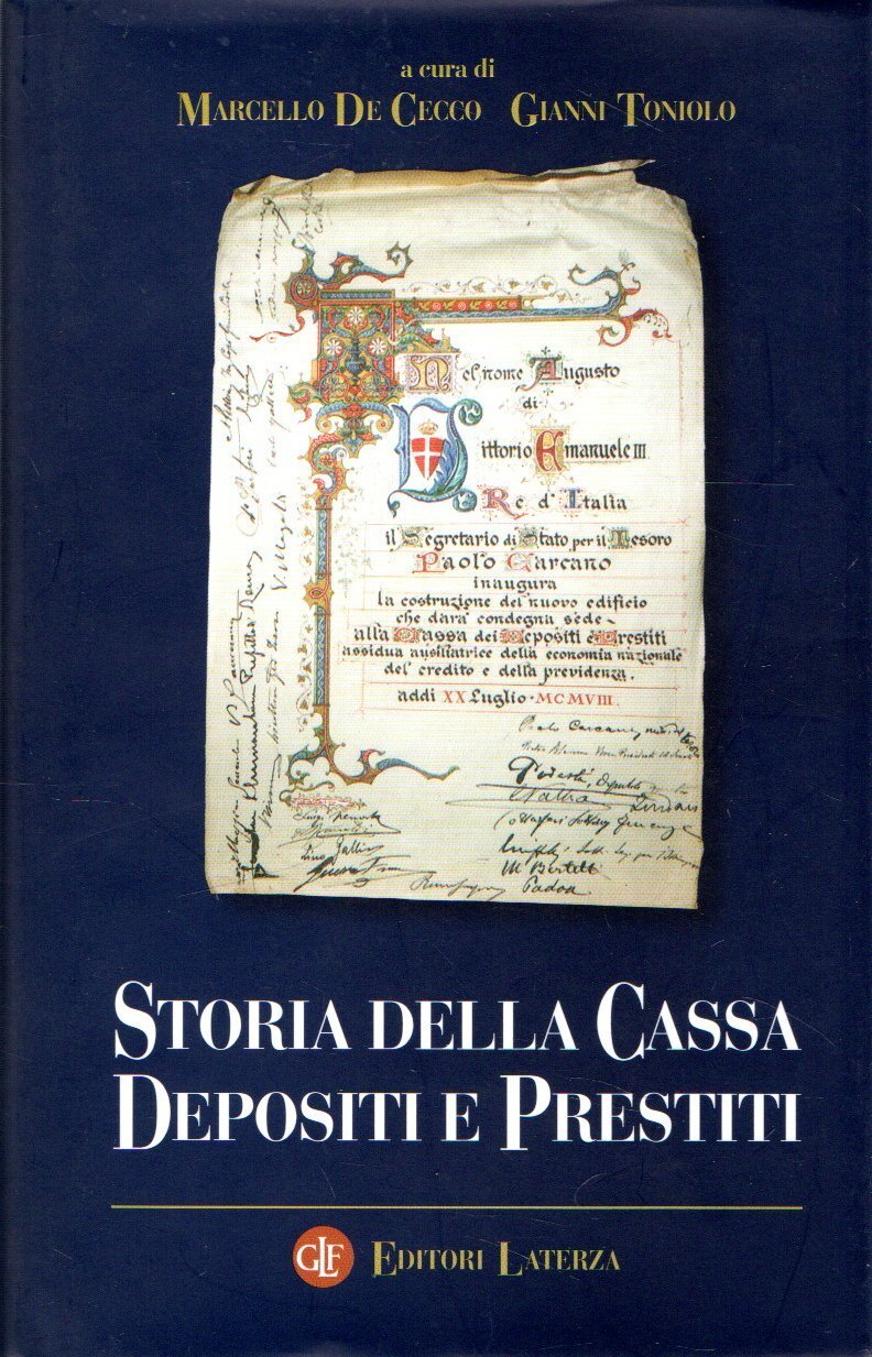 Storia della Cassa Depositi e Prestiti | Immagine principale