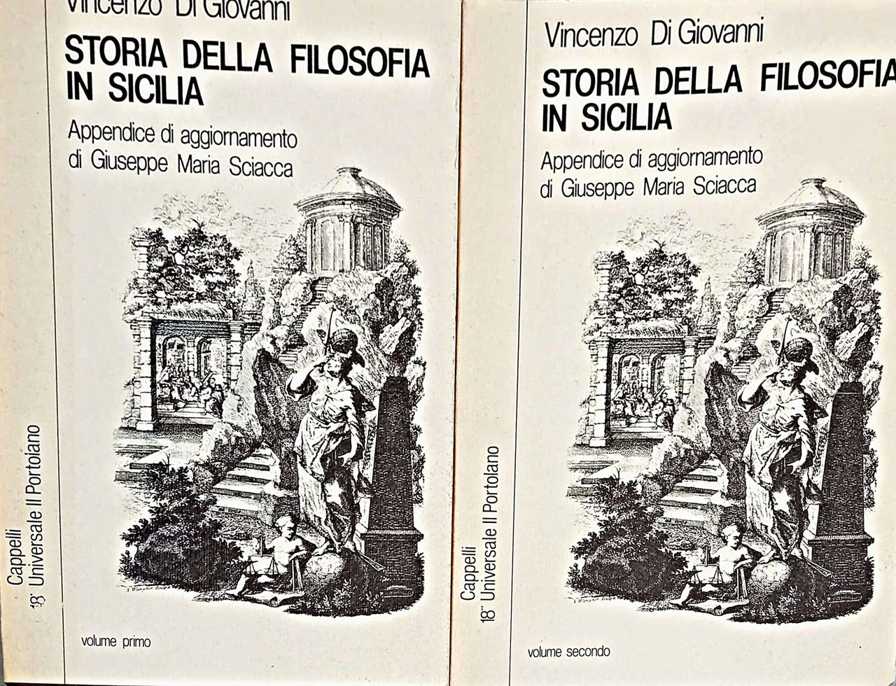 Storia della filosofia in Sicilia. Appendice di aggiornamento di Giuseppe …