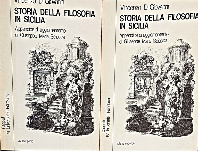 Storia della filosofia in Sicilia. Appendice di aggiornamento di Giuseppe Maria Sciacca
due volumi