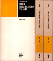 Storia della filosofia italiana. Tre tomi.