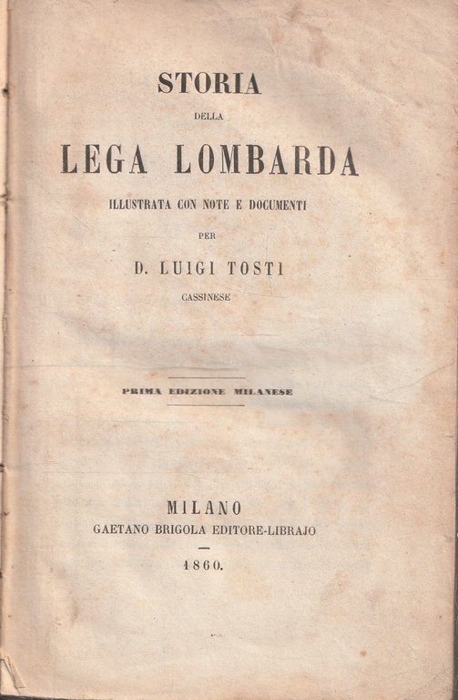 Storia della Lega Lombarda