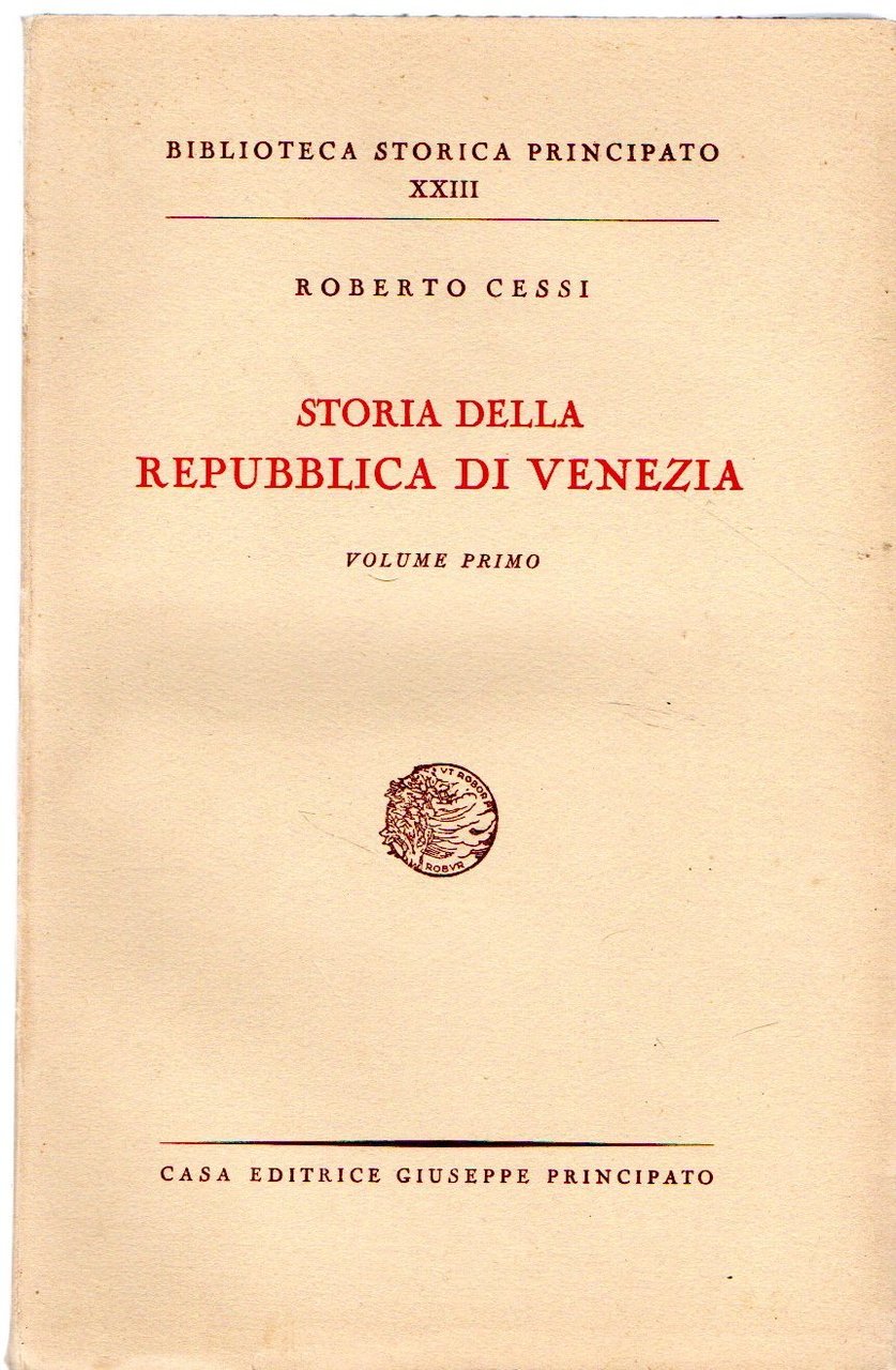 STORIA DELLA REPUBBLICA DI VENEZIA; Volume 1 | Immagine principale