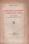 Storia della tradizione e critica del testo. | Immagine principale