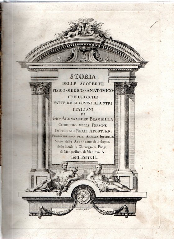 STORIA DELLE SCOPERTE FISICO-MEDICO-ANATOMICO-CHIRURGICHE FATTE DAGLI UOMINI ILLUSTRI ITALIANI (tomo … | Immagine Gallery 2