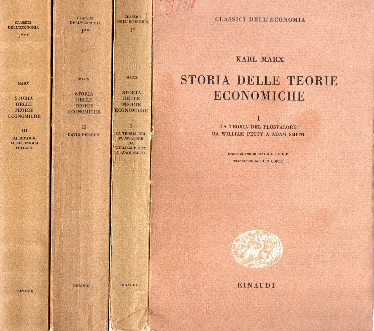 Storia delle teorie economiche (3 vol.) | Immagine principale