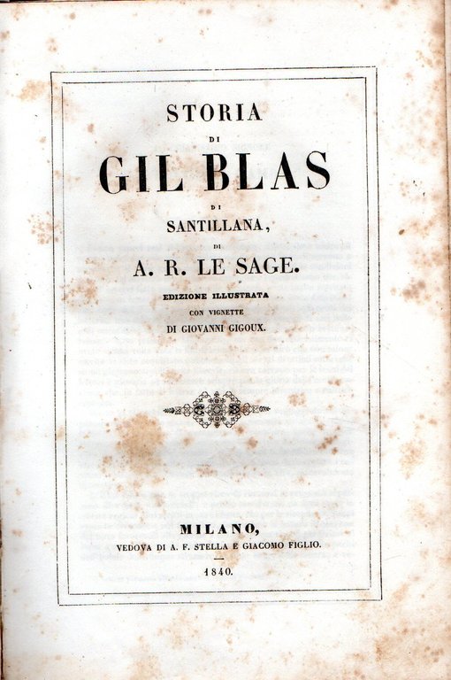 Storia di Gil Blas di Santillana di A.R. Le Sage | Immagine Gallery 2